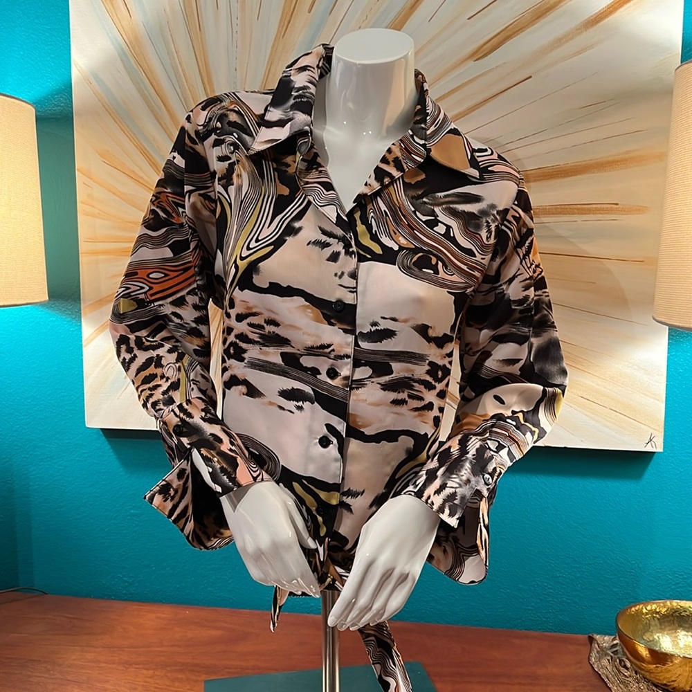 Satin feel blouse from Mishca.